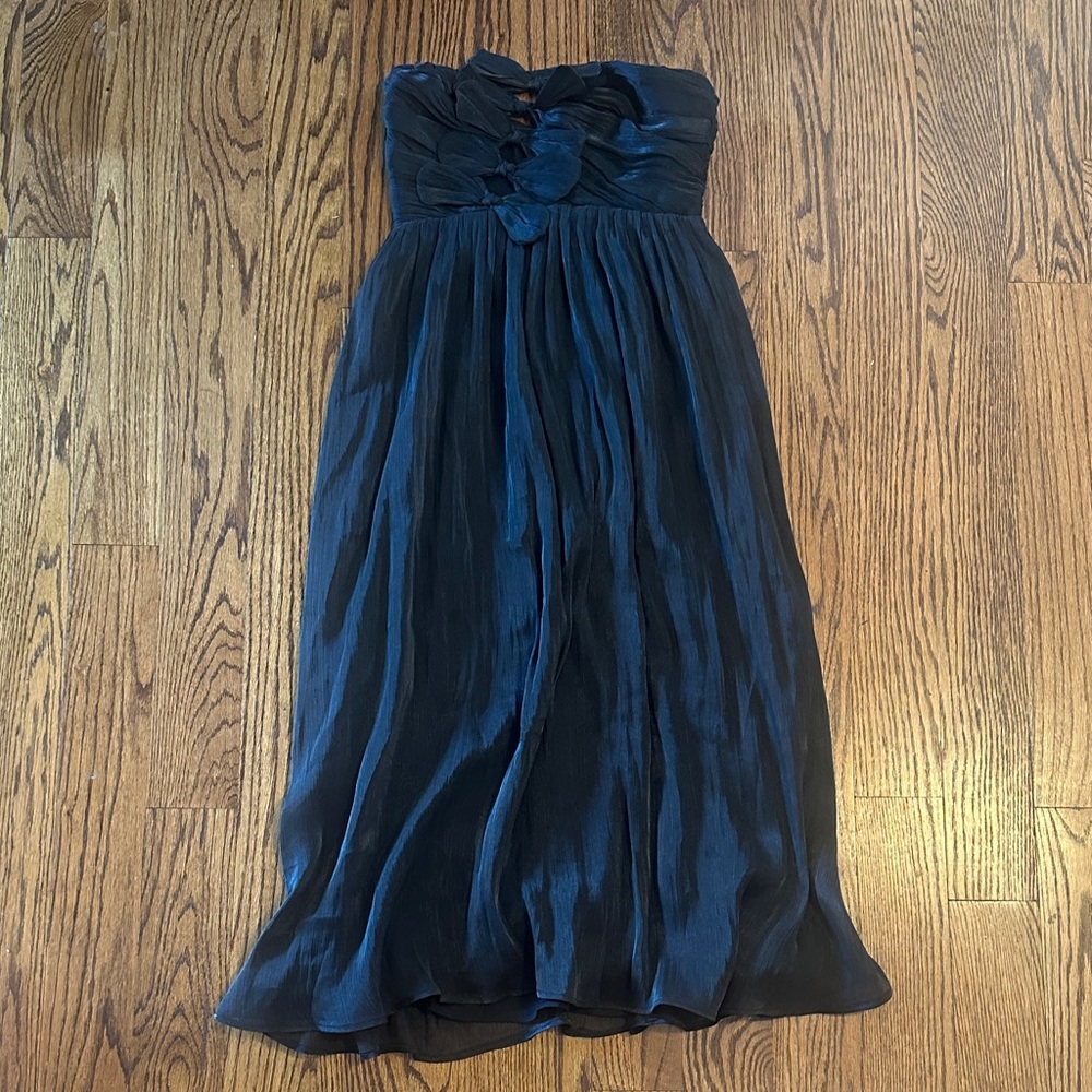 Petal and Pup black strapless bow detail dress